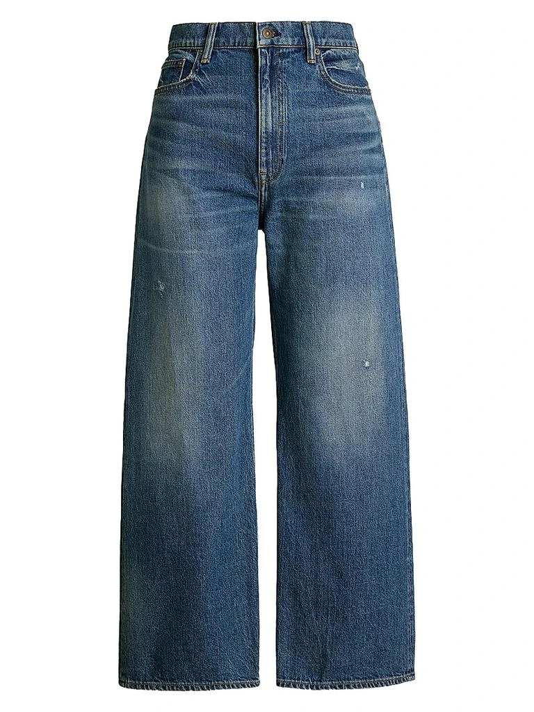 Ralph Lauren High-Rise Wide-Leg Crop Jeans 1