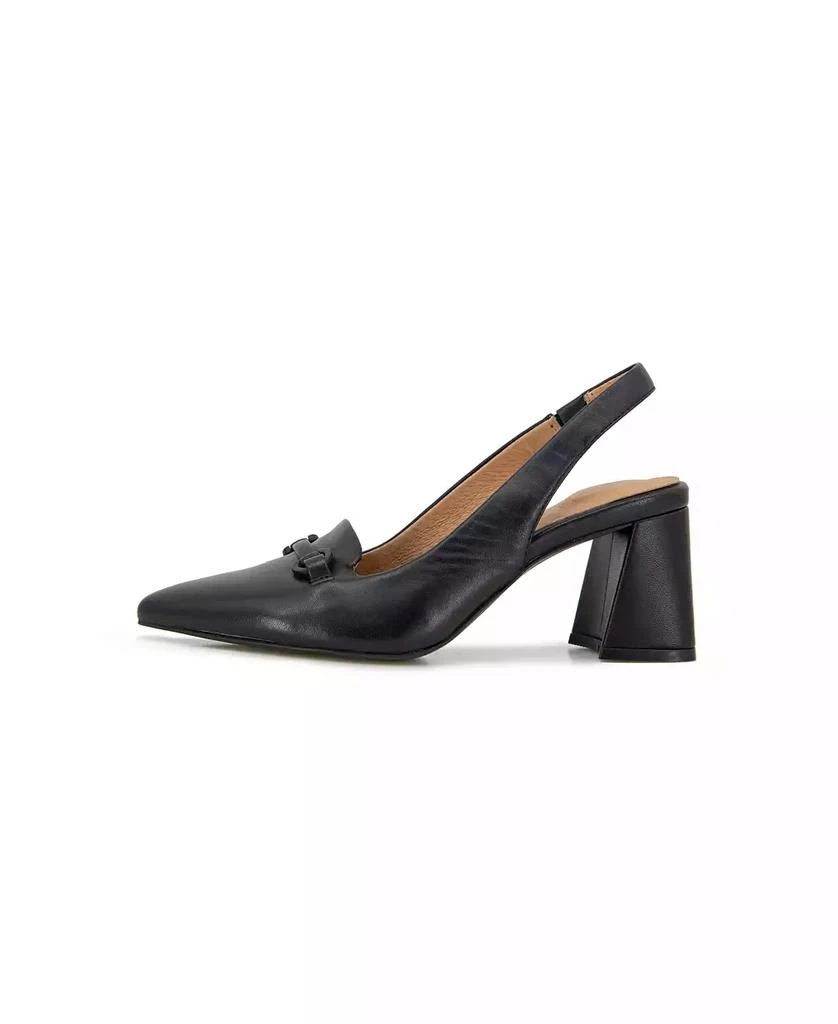 Gentle Souls Women's Dionne Pointed-Toe Block-Heel Slingback Pumps 9