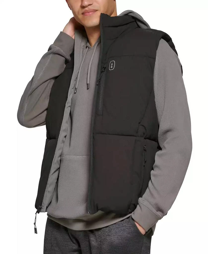 BASS OUTDOOR Men's Glacier Quilted Full-Zip Hiking Vest 5