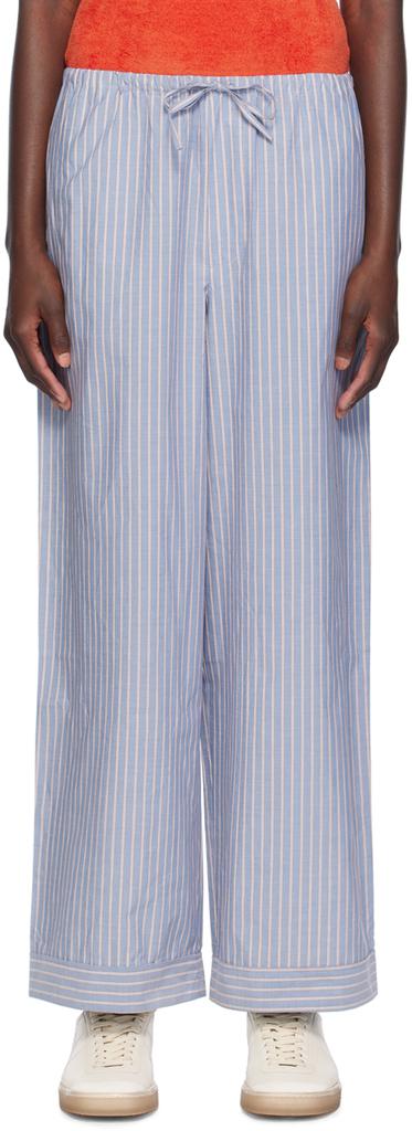 Baserange Blue Limber Lounge Pants - Trousers - BeyondStyle