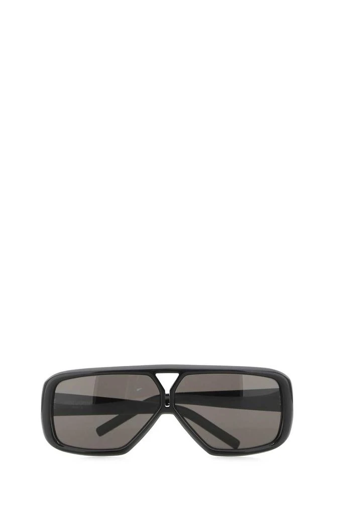 NEW SL569Y 001 SAINT LAURENT SUNGLASSES WOMEN BLACK AVIATOR EYEWEAR Saint Laurent SL569Y Aviator Sunglasses in Black – Designer  main image 3