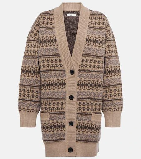 Isabel Marant Lerry Fair Isle wool cardigan 1