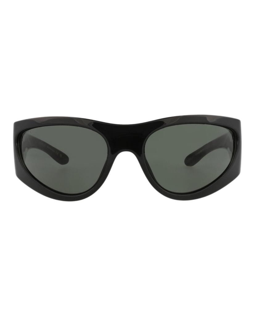 Gucci Shield-Frame Injection Sunglasses