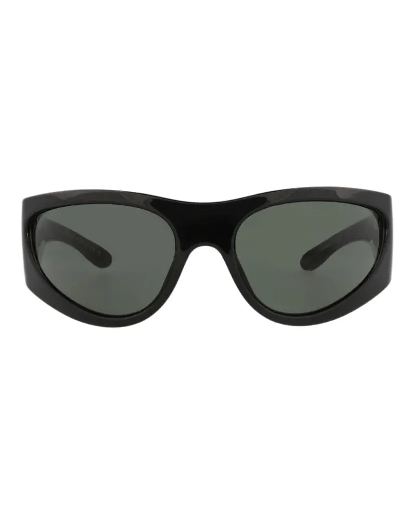 Gucci Shield-Frame Injection Sunglasses