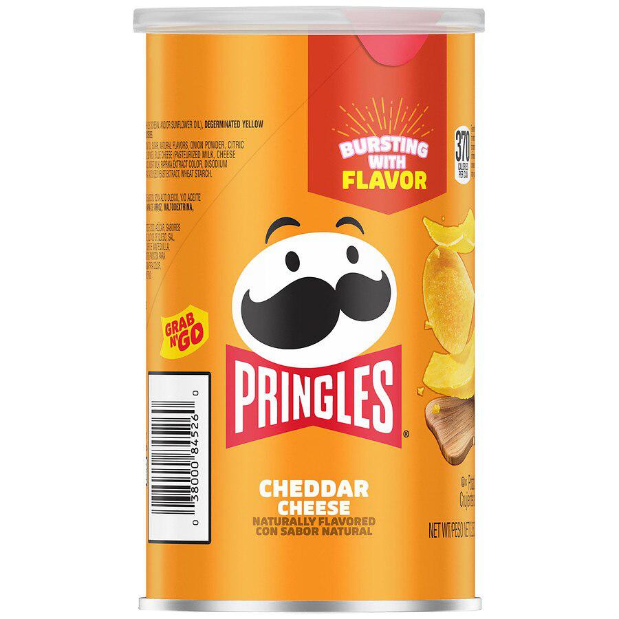 Pringles Potato Crisps Chips Cheddar Cheese