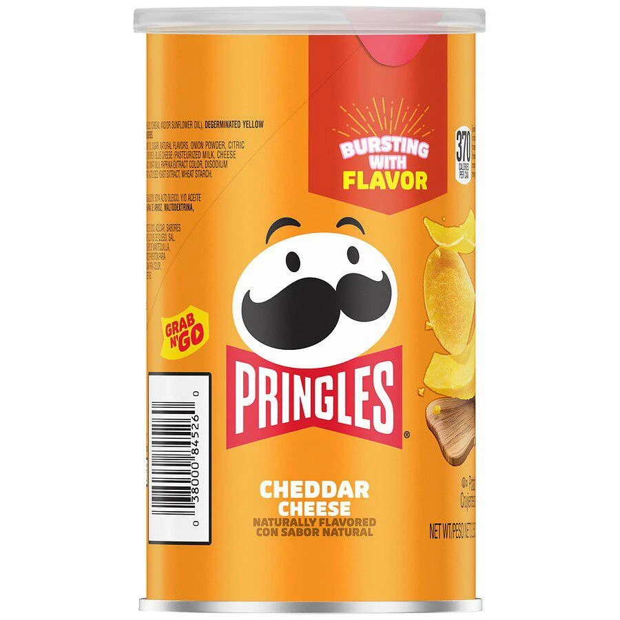 Pringles Potato Crisps Chips Cheddar Cheese 2