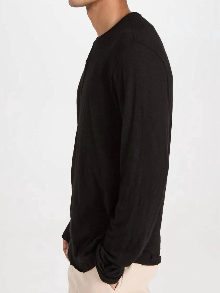 ATM Atm - Slub Jersey Destroyed Wash Henley Top 3