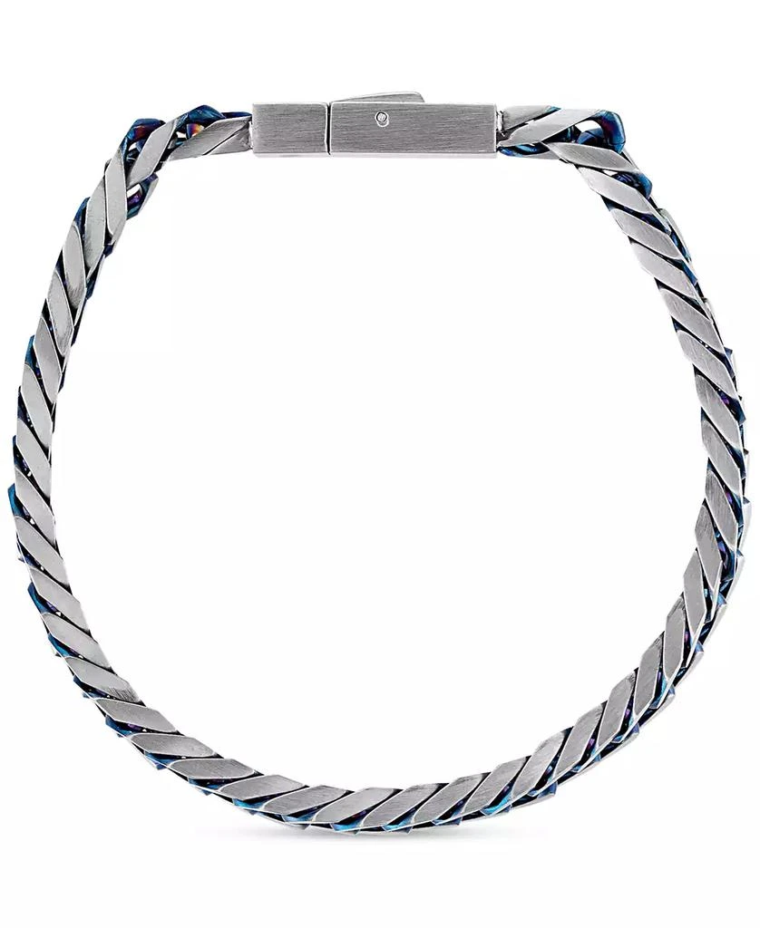 Esquire Men's Jewelry Two-Toned Curb Link Chain Bracelet, Exclusively for Macy's 6
