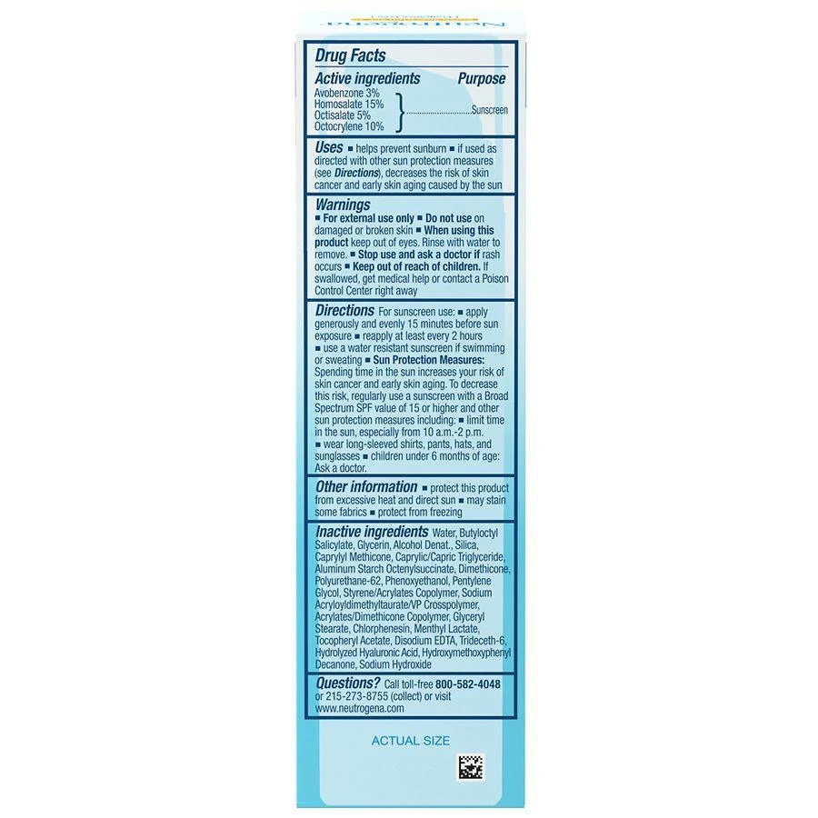 Neutrogena Hydro Boost SPF 50 Hyaluronic Acid Moisturizer 3