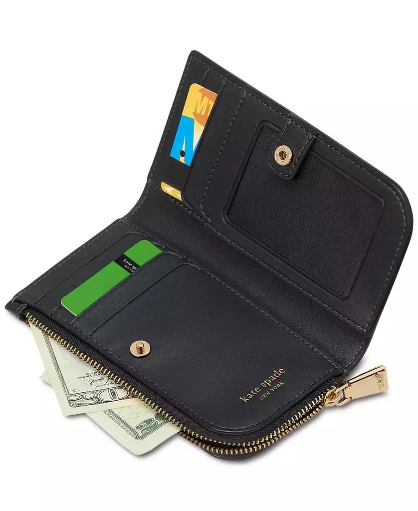 Kate Spade Devin Small Saffiano Leather Slim Bifold Wallet 5