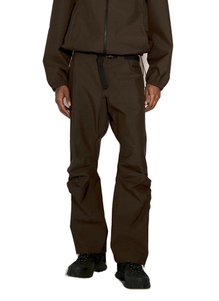 GR10K GR10K Belted Straight-Leg Dart Detailed Trousers 1