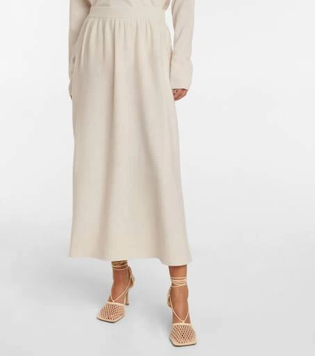 Altuzarra Hammond wool and cashmere midi skirt 4