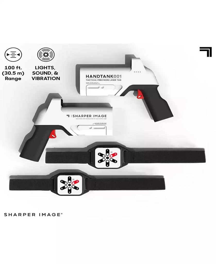 Sharper Image 2 Player Laser Tag Handtank Starter Set 10