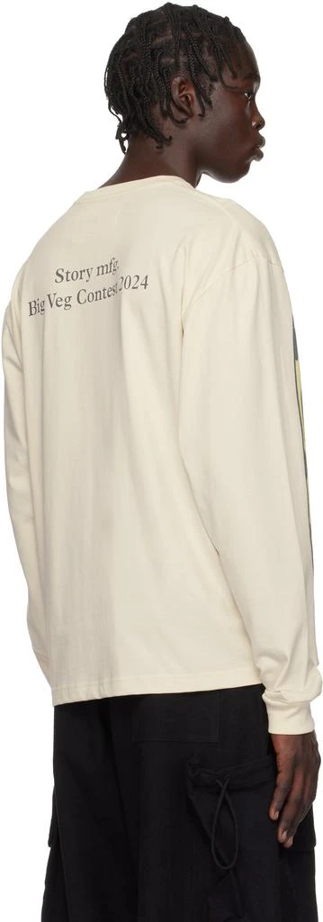 Story mfg. Off-White Grateful Long Sleeve T-shirt 3
