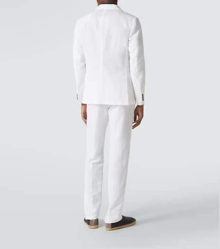 Incotex Ivory Linen and cotton suit 3