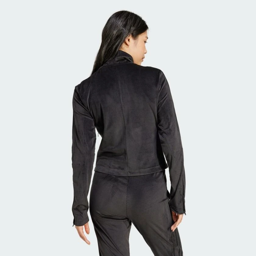 Adidas Women's  Tiro Cut 3-Stripes Stretchy Velour Track Jacket 2