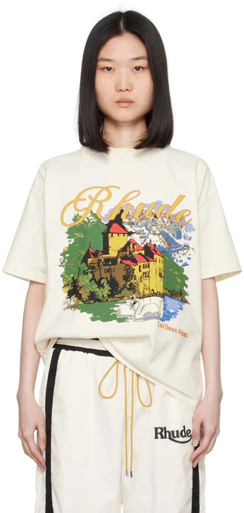 Rhude Off-White 'Chateau Alpes' T-Shirt 1