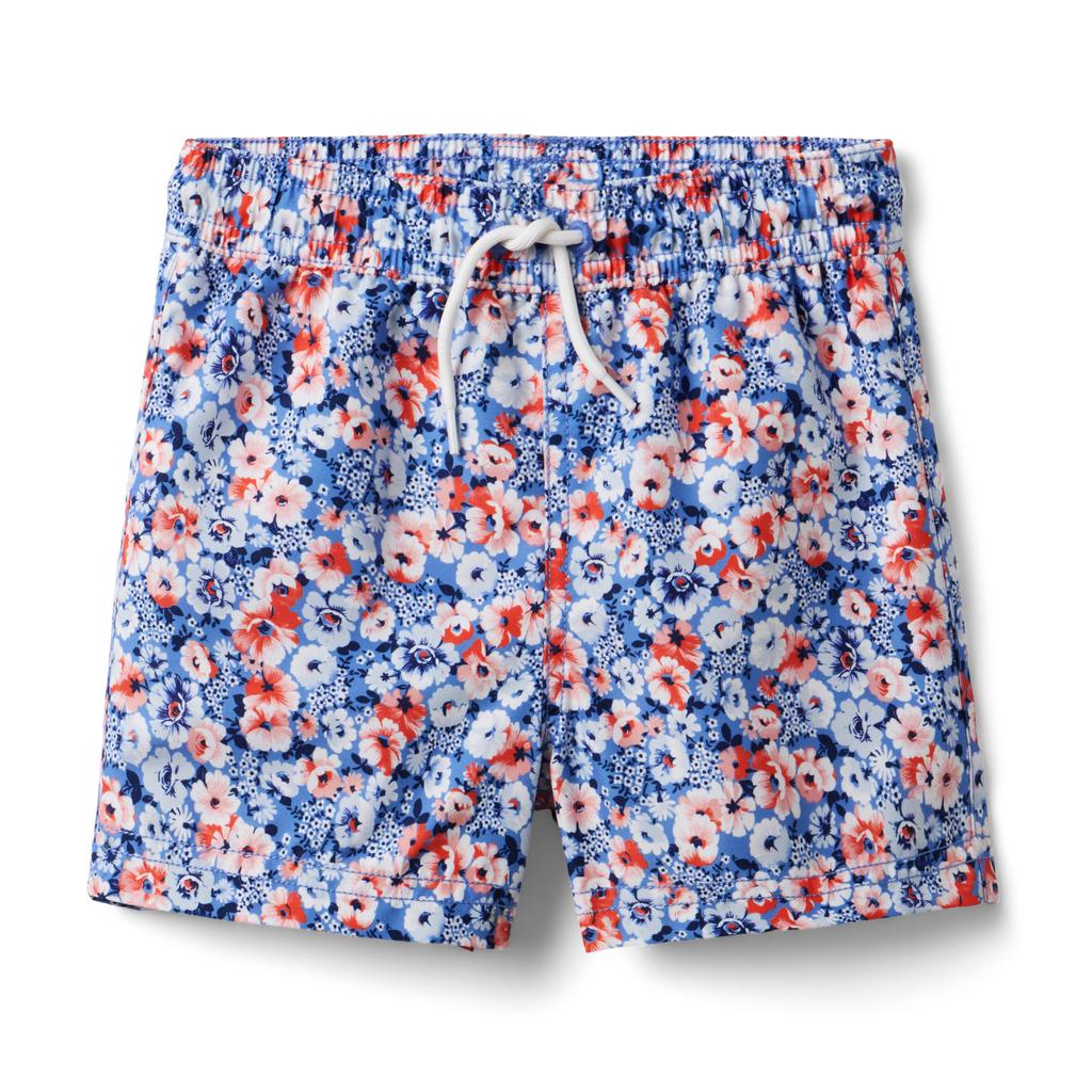 Janie and Jack Boys Floral Swim Short (Toddler/Little Kid/Big Kid)