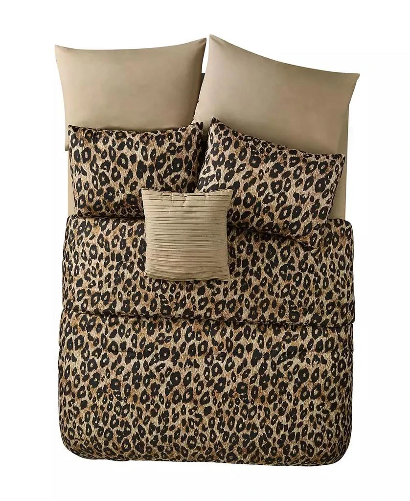 VCNY Home Cheetah Reversible Bed in a Bag 8 Piece Comforter Set 1