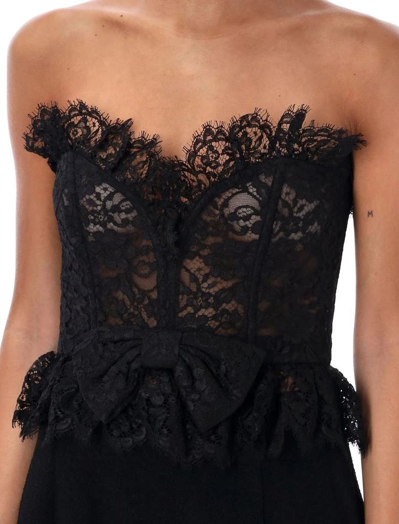 Alessandra Rich Alessandra Rich Bow Lace Bustier Top 3