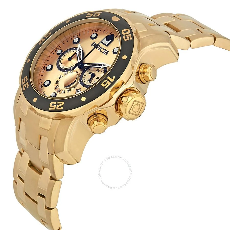 Invicta Pro Diver Gold-tone Dial Men's Chronograph Watch ILE0072A 2