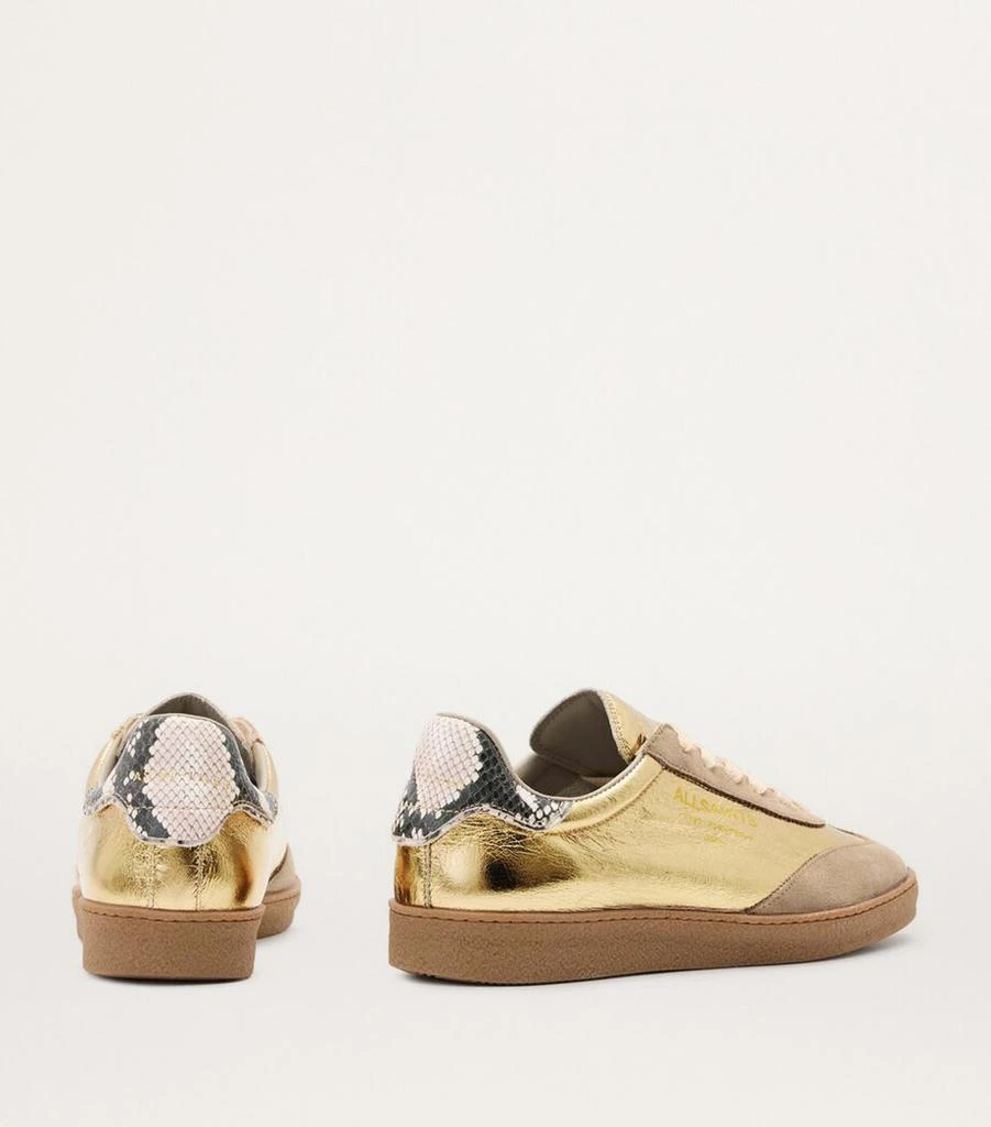 ALL SAINTS Metallic Leather Thelma Sneakers 3