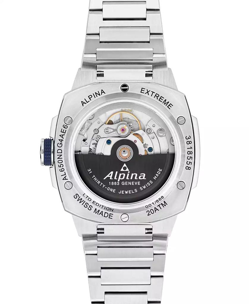 Alpina Men's Swiss Automatic Alpiner Extreme Regulator Stainless Steel Bracelet Watch 41mm
