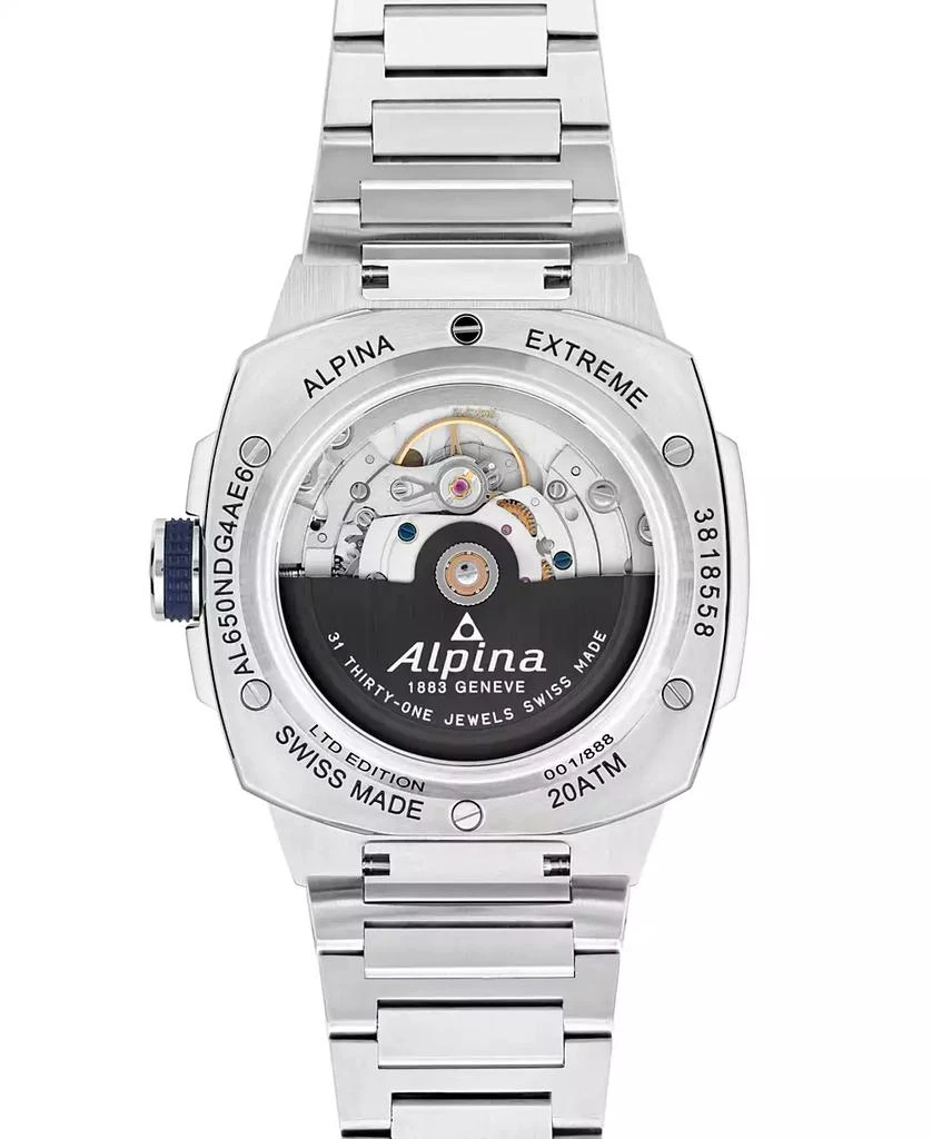 Alpina Men's Swiss Automatic Alpiner Extreme Regulator Stainless Steel Bracelet Watch 41mm 2