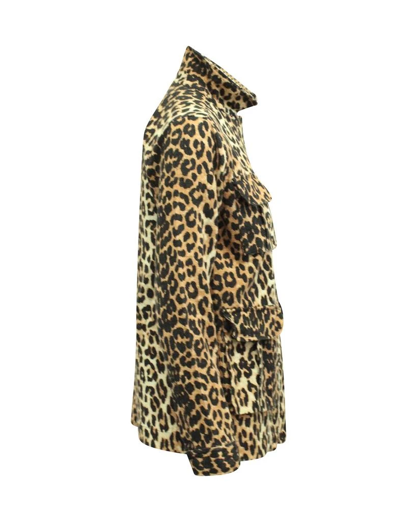 Ganni Ganni Camberwell Jacket In Animal Print Cotton 2