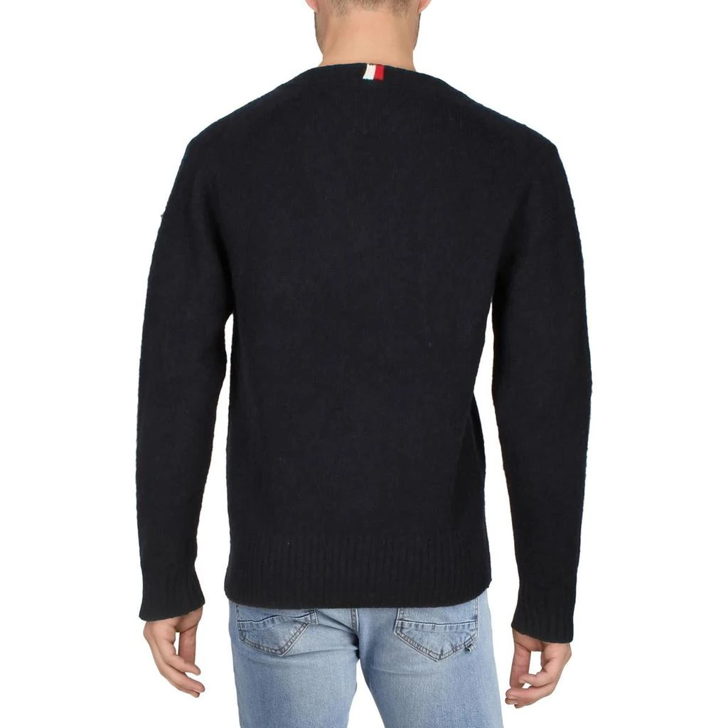 Tommy Hilfiger Mens Logo V Neck V-Neck Sweater 2