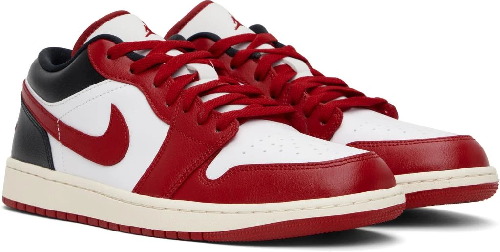 Jordan Black & Red Air Jordan 1 Low Sneakers 4