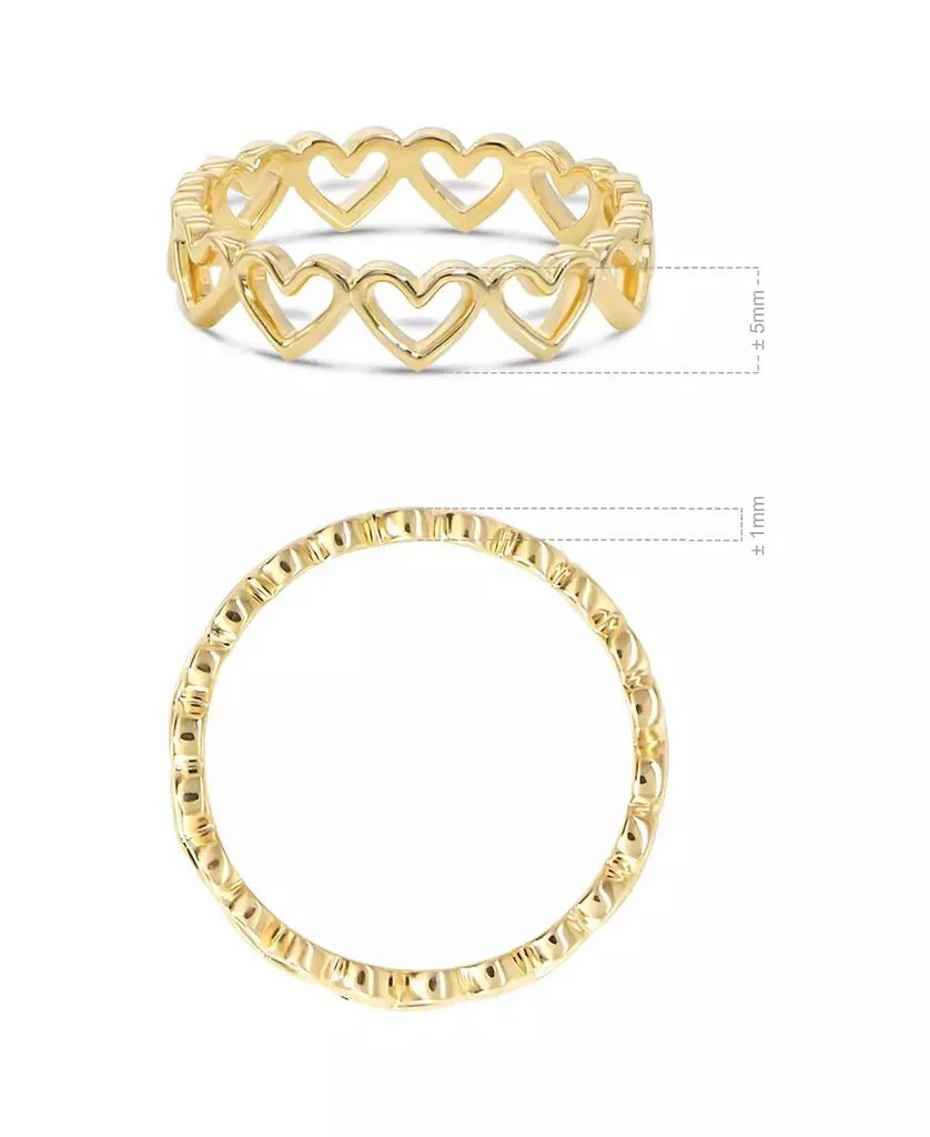 DEVATA Sweet Heart Ring in 14K Gold, Size 8, approx. 2.5 grams. 5