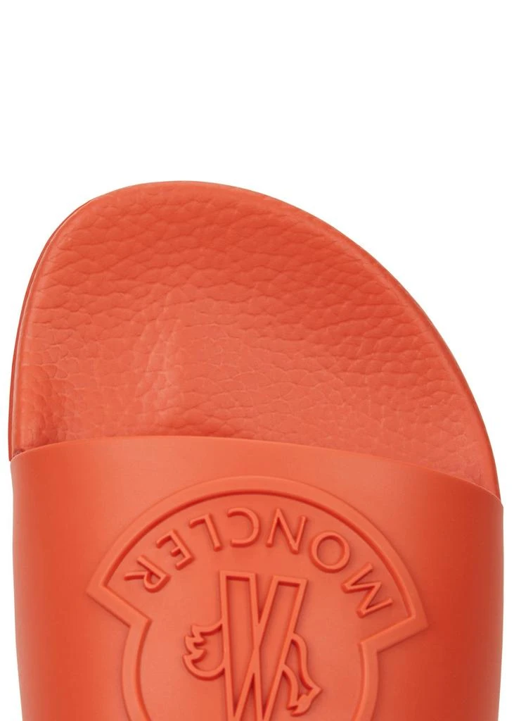 Moncler Basile logo rubber sliders 4