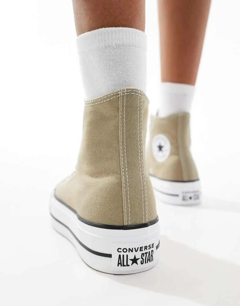 Converse Converse Chuck Taylor All Star Lift Hi in green 5