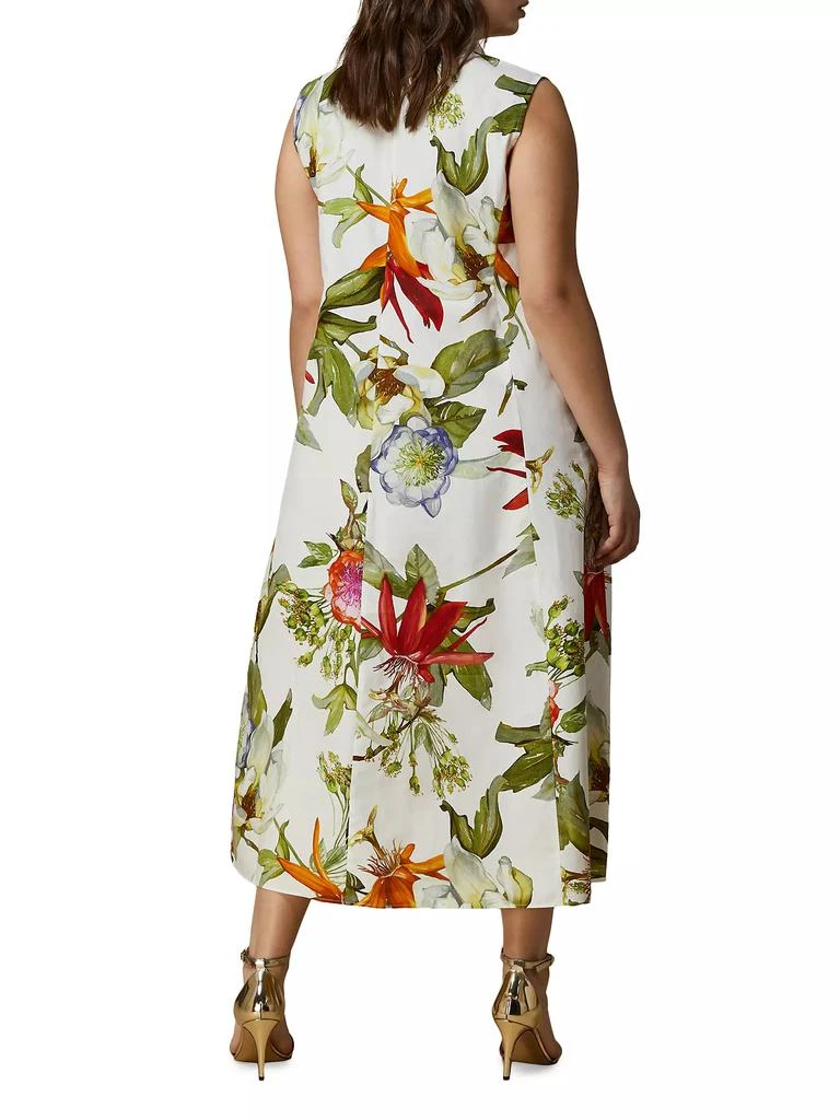 Marina Rinaldi Plus Vadier Cotton Printed Dress 4