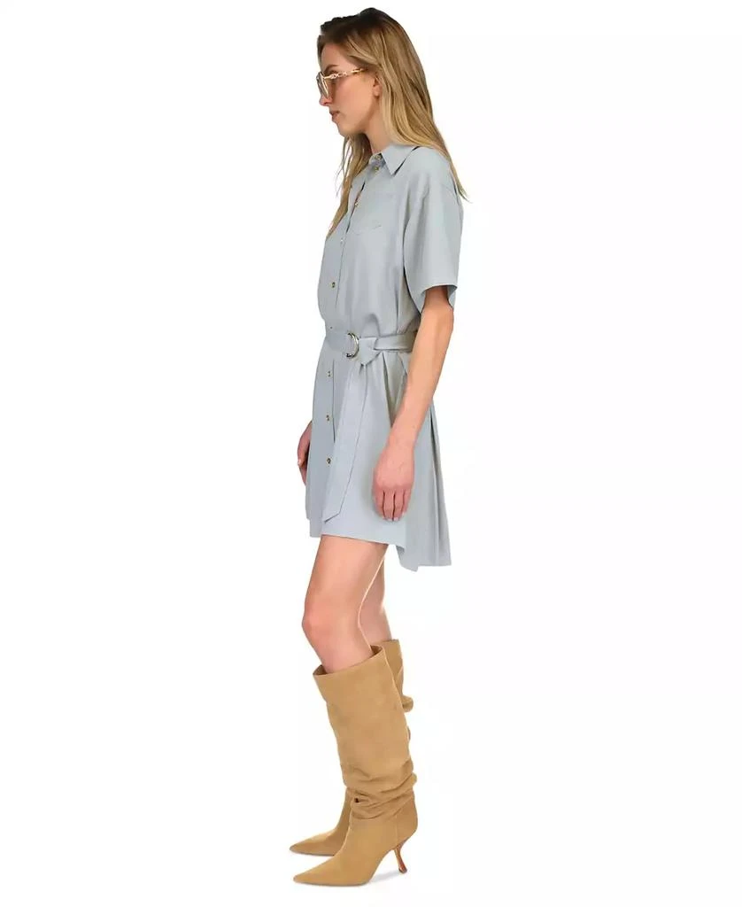 Michael Kors Women's Chambray Pleated-Back Shirtdress 3