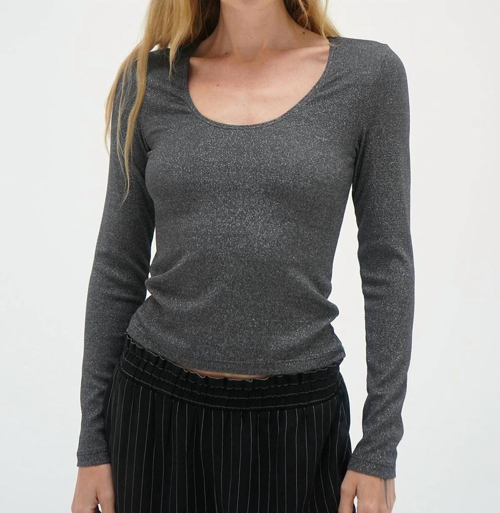 LNA Lna - Jacinda Lurex Rib Top
