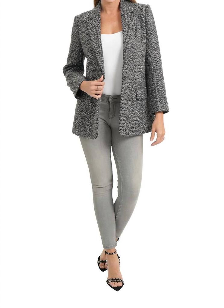 Love Token Love Token - Marcus Jeweled Boyfriend Blazer