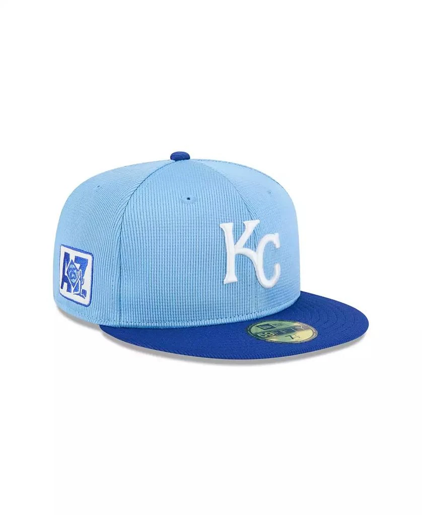 New Era Men's Light Blue Kansas City Royals 2025 Spring Training 59FIFTY Fitted Hat 1