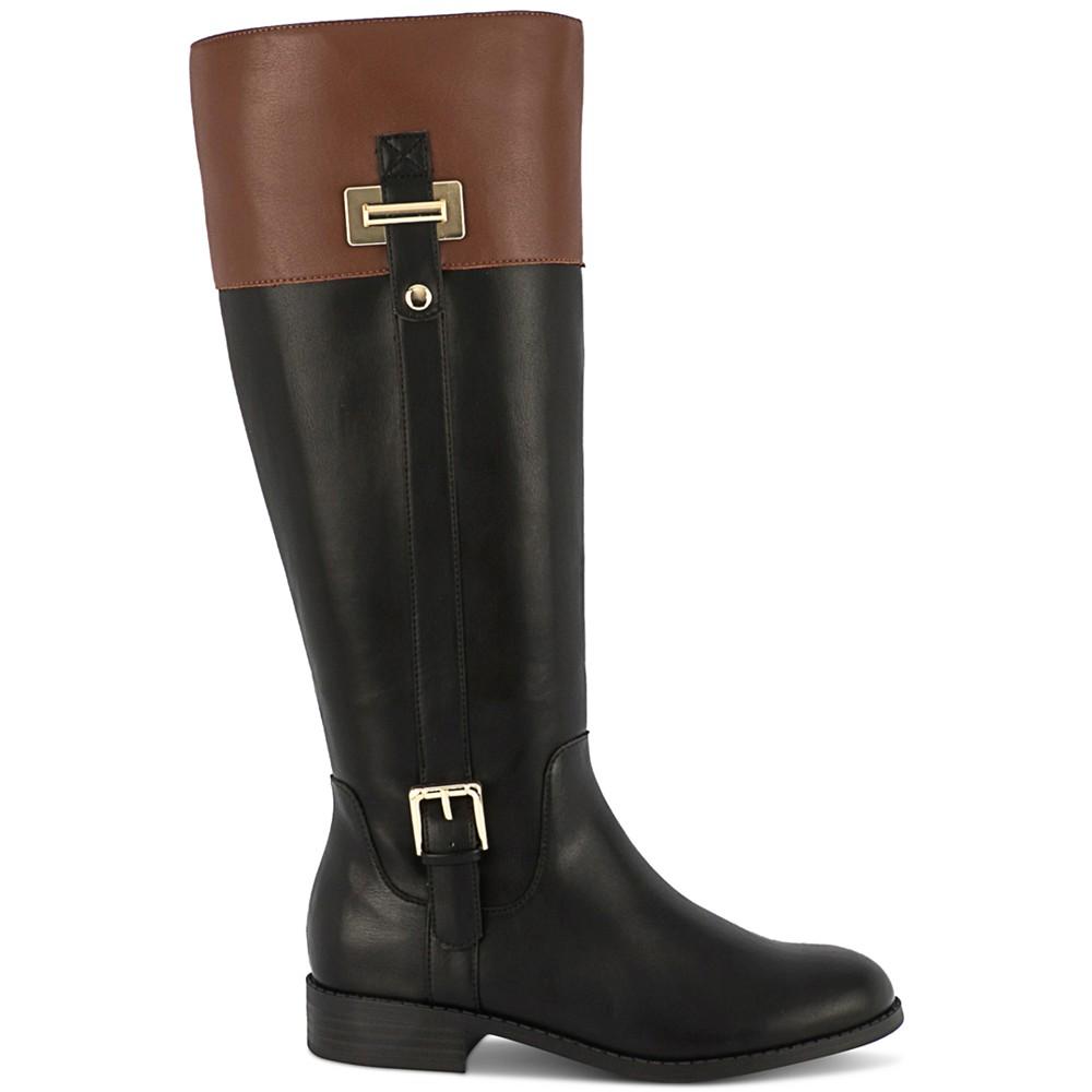 Karen Scott Women's Edenn Buckled Riding Boots, Created for Macy's