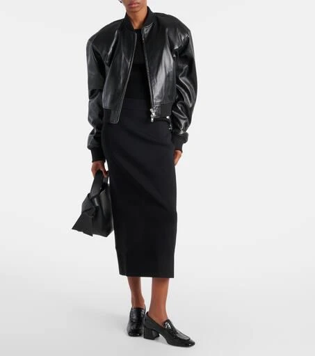 The Frankie Shop Solange knitted pencil skirt 2