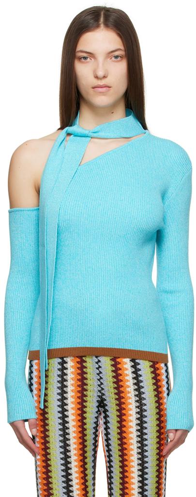 ANDERSSON BELL Blue Conny Turtleneck