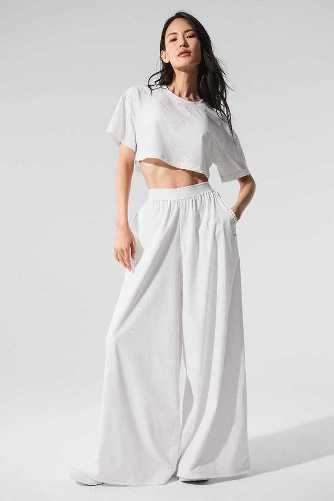 Alo Mesh Mirage Trouser - White 6