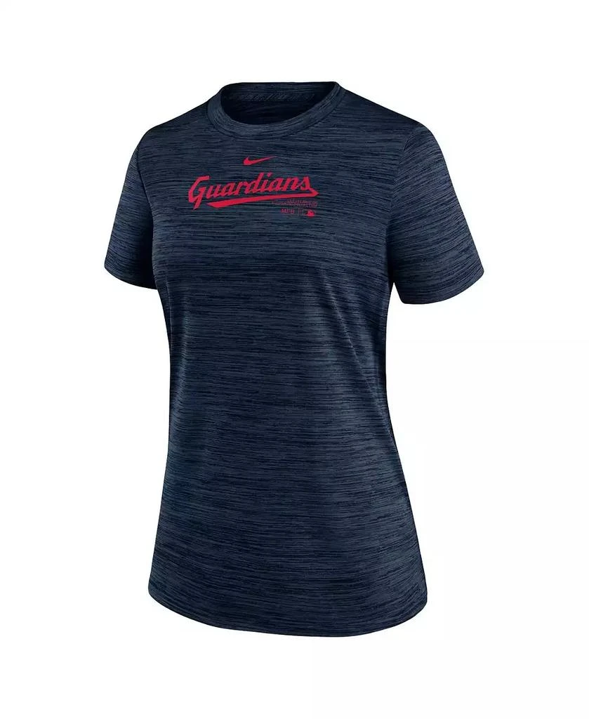 NIKE Women's Navy Cleveland Guardians Authentic Collection Velocity Performance T-Shirt 2