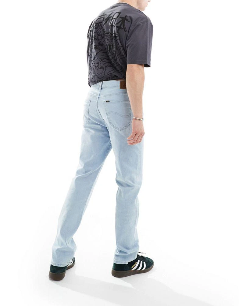 LEE Lee West relaxed tapered fit jeans in seafoam light wash 3