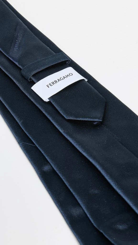 Salvatore Ferragamo Solid Silk Tie 3