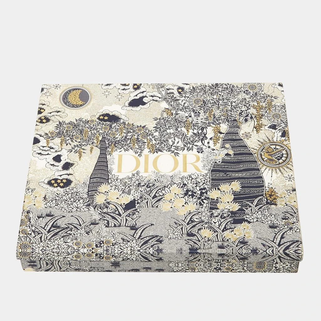 Dior Dior Homme Grey Logo Intarsia Wool Scarf 7