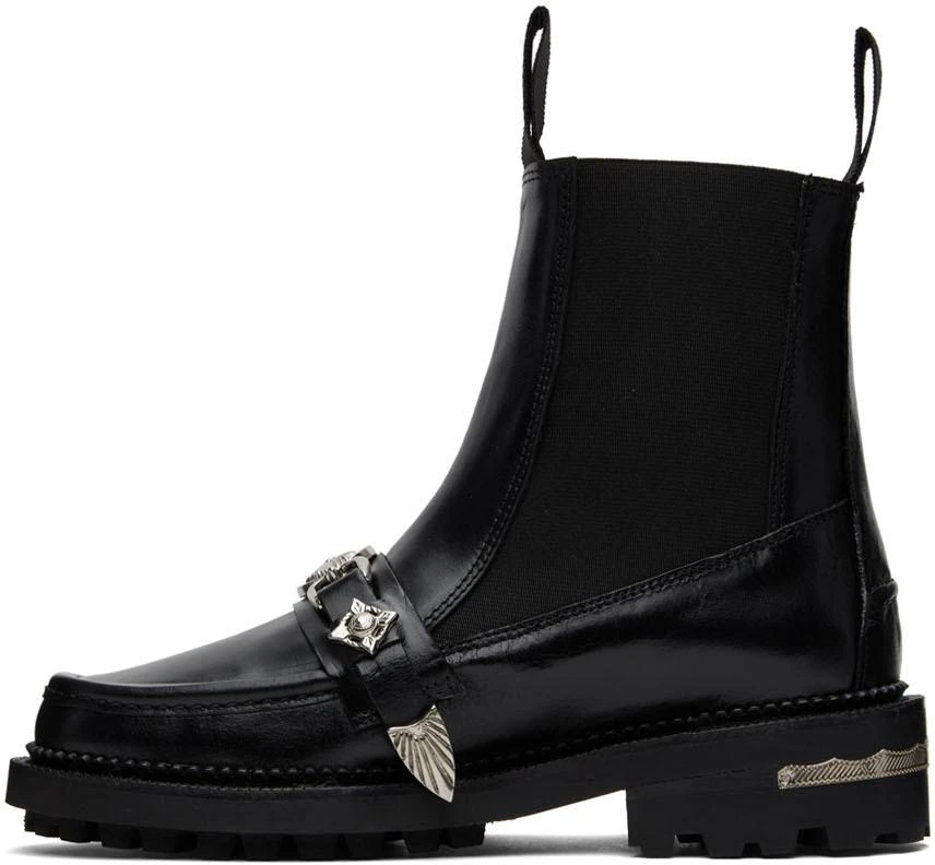 Toga Pulla Black Embellished Chelsea Boots 3