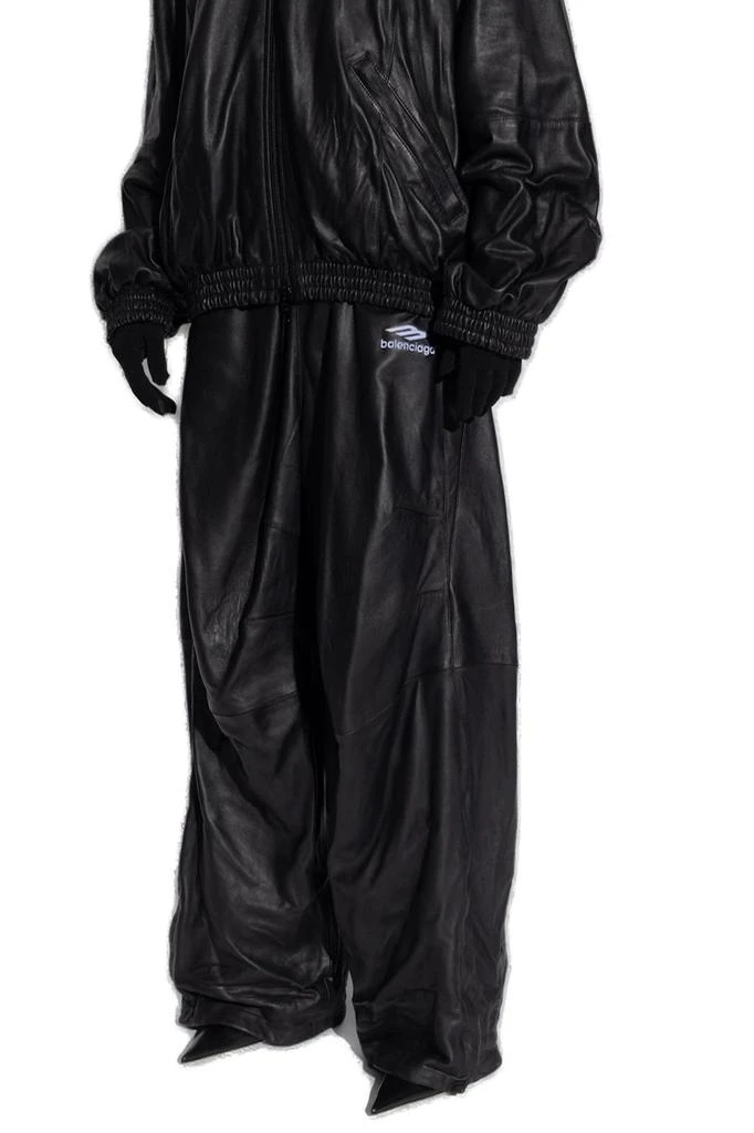 Balenciaga Balenciaga Leather Track Pants 2