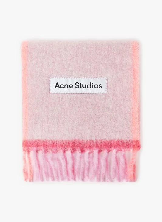 Acne Studios Scarf with a plain and checked appearance 1